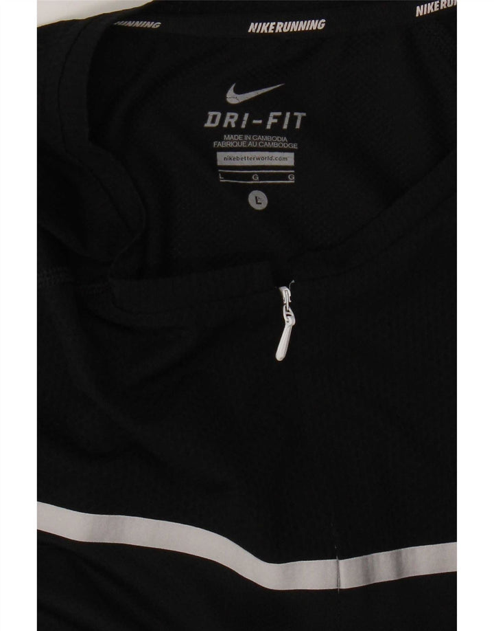Nike Damen Dri Fit Weste Top UK 16 Large Schwarz