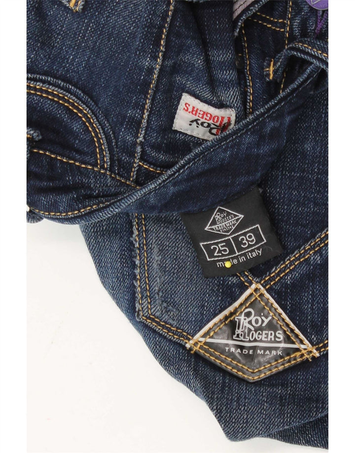 Roy Rogers Damen Slim Jeans W25 L33 Marineblau