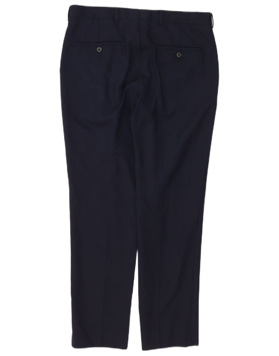 Marks & Spencer Herren-Anzughose mit schmaler Passform, W32, L29, marineblaue Wolle