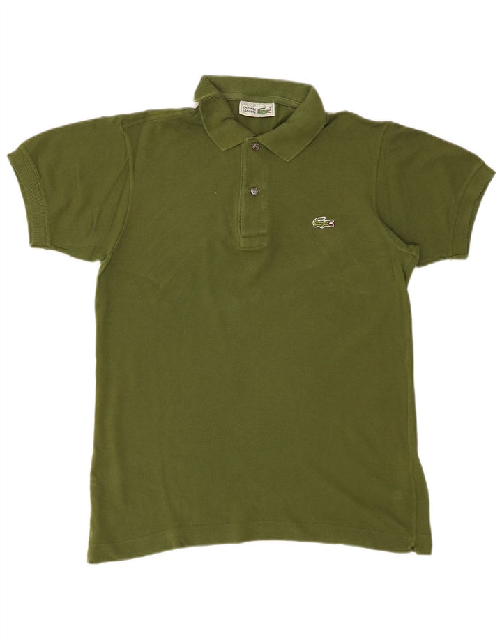 LACOSTE Herren-Poloshirt, Größe 3, kleine Khaki-Baumwolle