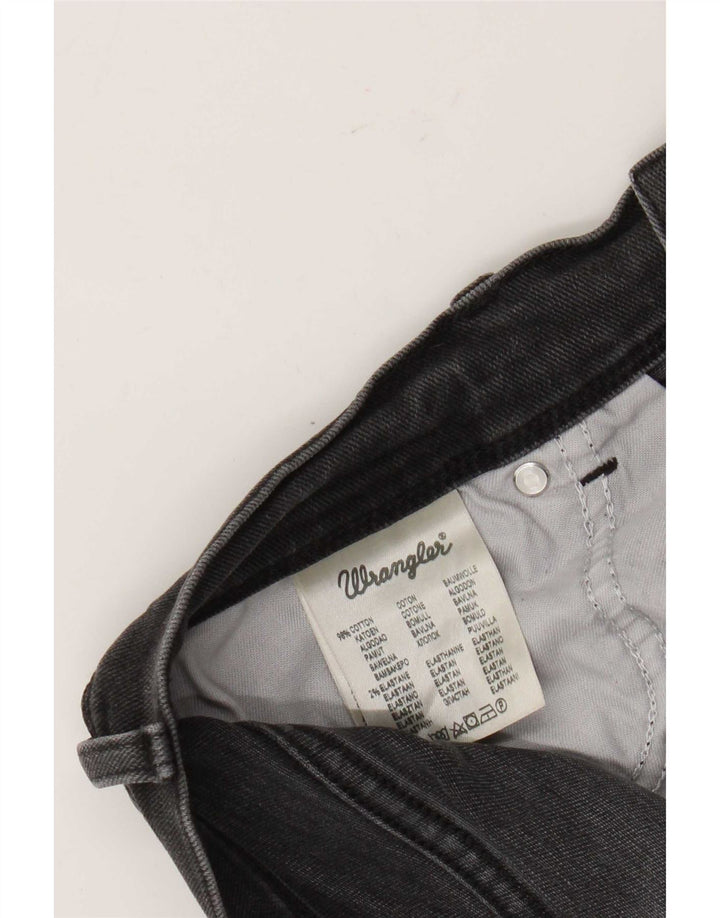 Wrangler Herren Texas Straight Jeans W33 L32 Graue Baumwolle