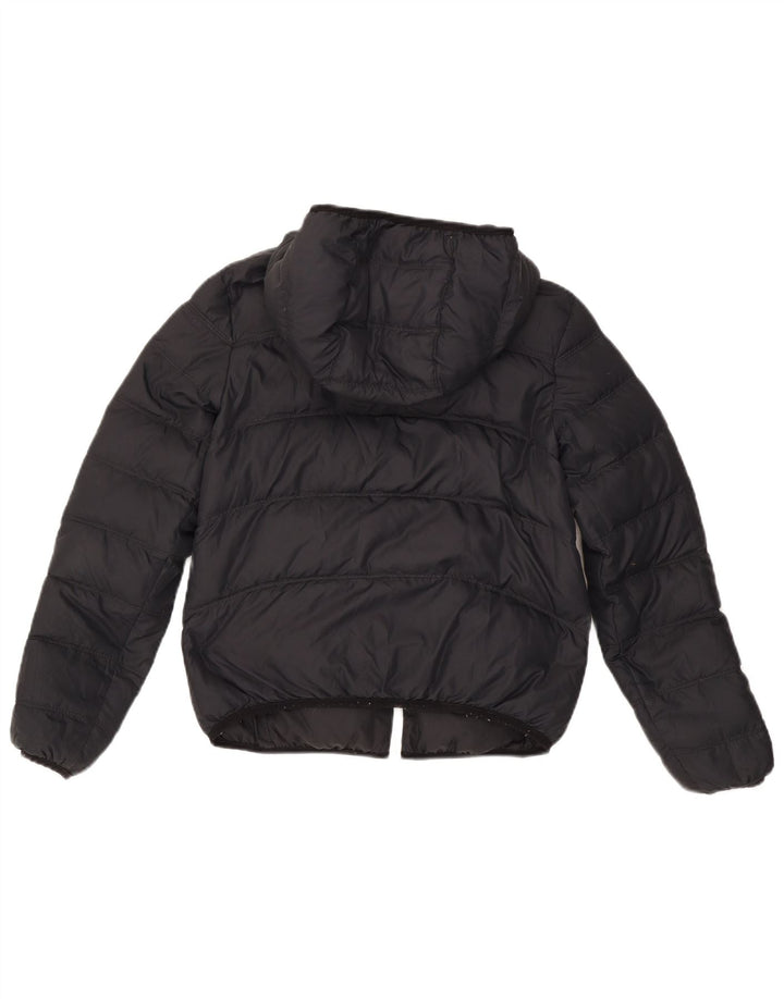 Nike Damen Übergroße, wendbare, wattierte Jacke mit Kapuze, UK 6, XS, Schwarz