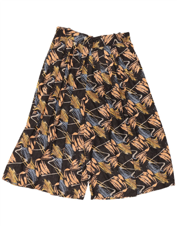 GOLDEN GATE Damen-Hose mit hoher Taille, kurz geschnitten, EU 46, XL, W34, L20, Schwarz