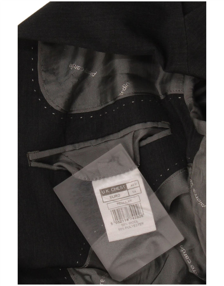 Pierre Cardin Herren-Blazer mit 2 Knöpfen, IT 54, 2XL, graue Wolle