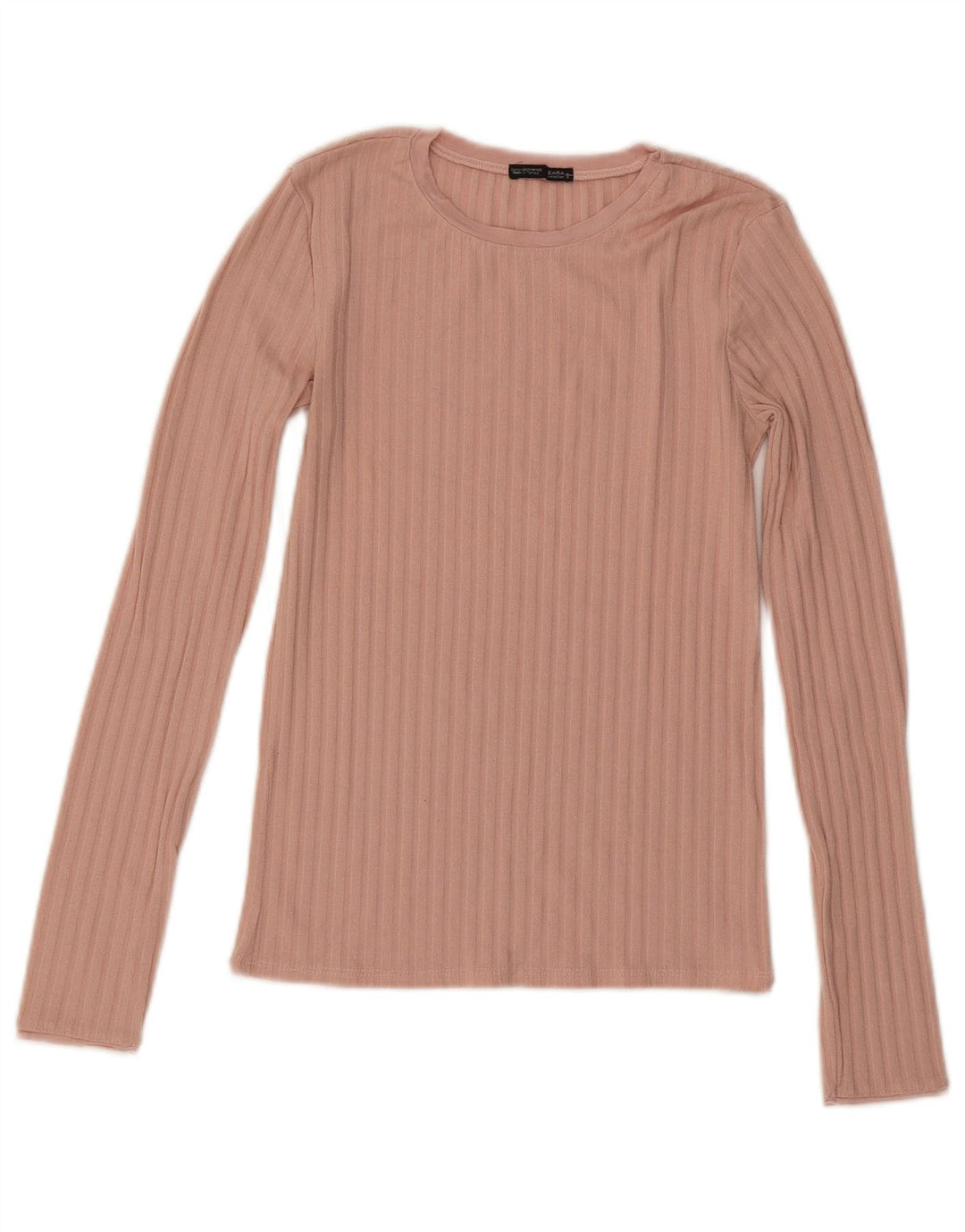 Zara Damen Top Langarm UK 8 Small Pink