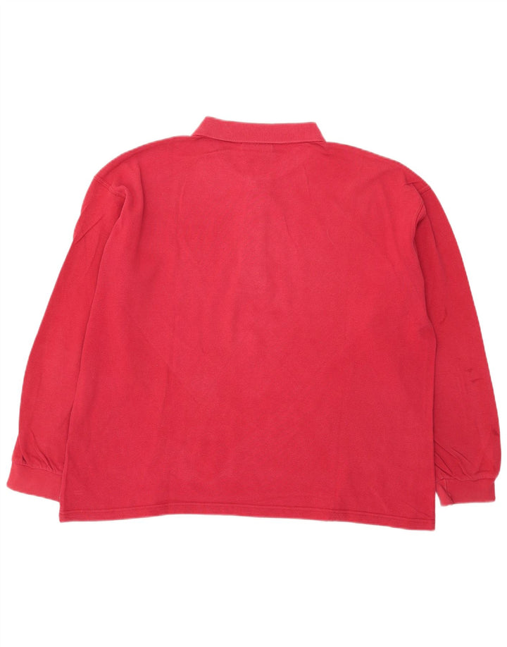 Kappa Herren Langarm-Poloshirt XL Rot