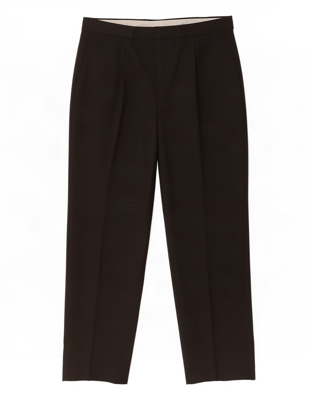 Marks & Spencer Herren-Anzughose mit Pegged-Anzug, W34, L31, schwarzes Polyester