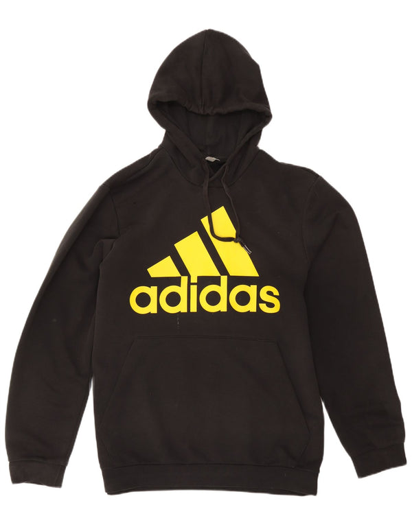 Adidas Herren Graphic Hoodie Pullover UK 44/46 Large Schwarz