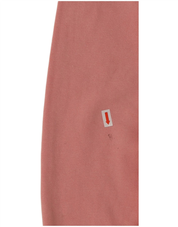 ELLESSE Womens Graphic Oversized Sweatshirt Jumper UK 14 Large  Pink