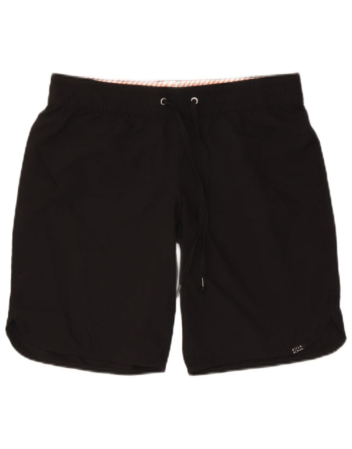 Billabong Womens Graphic Badeshorts US 10 Large Schwarz Polyester