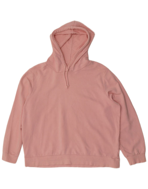 Marks & Spencer Damen Kapuzenpullover UK 18 XL Rosa Baumwolle