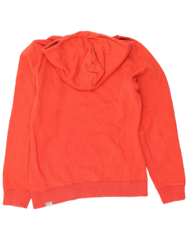 The North Face Womens Graphic Hoodie Pullover UK 6 XS Rote Baumwolle
