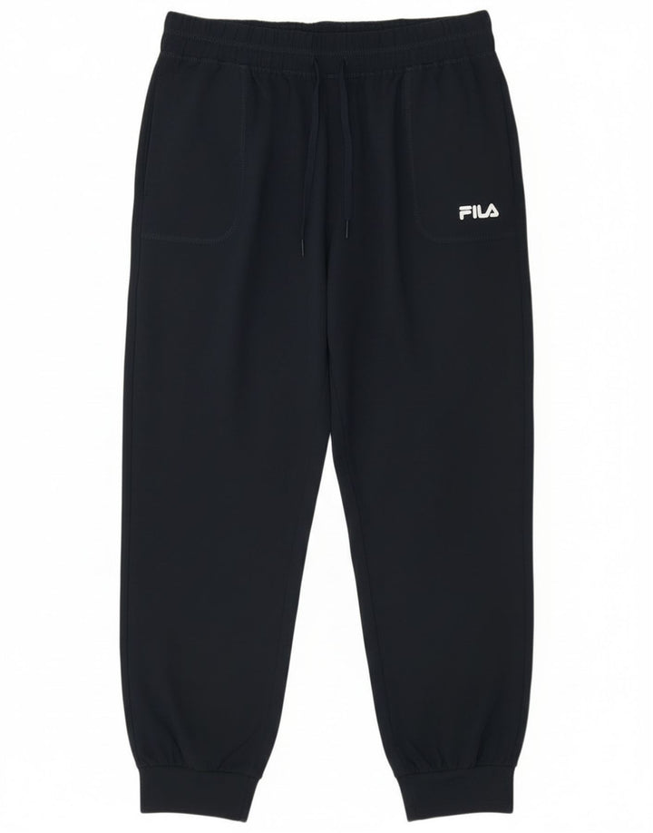 Fila Damen Trainingshose Jogger UK 12 Medium Marineblau Polyester