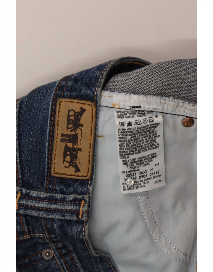 Levi's Damen-Jeansrock, mittelgroß, W30, blaue Baumwolle