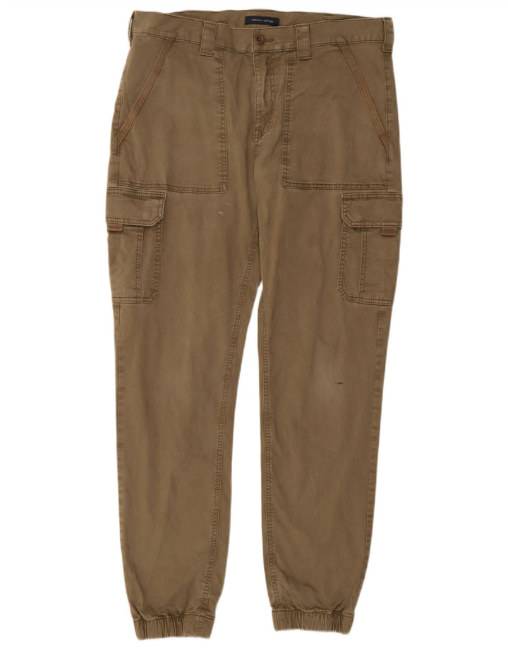 Tommy Hilfiger Herren Jogger Cargohose W36 L32 Beige Baumwolle