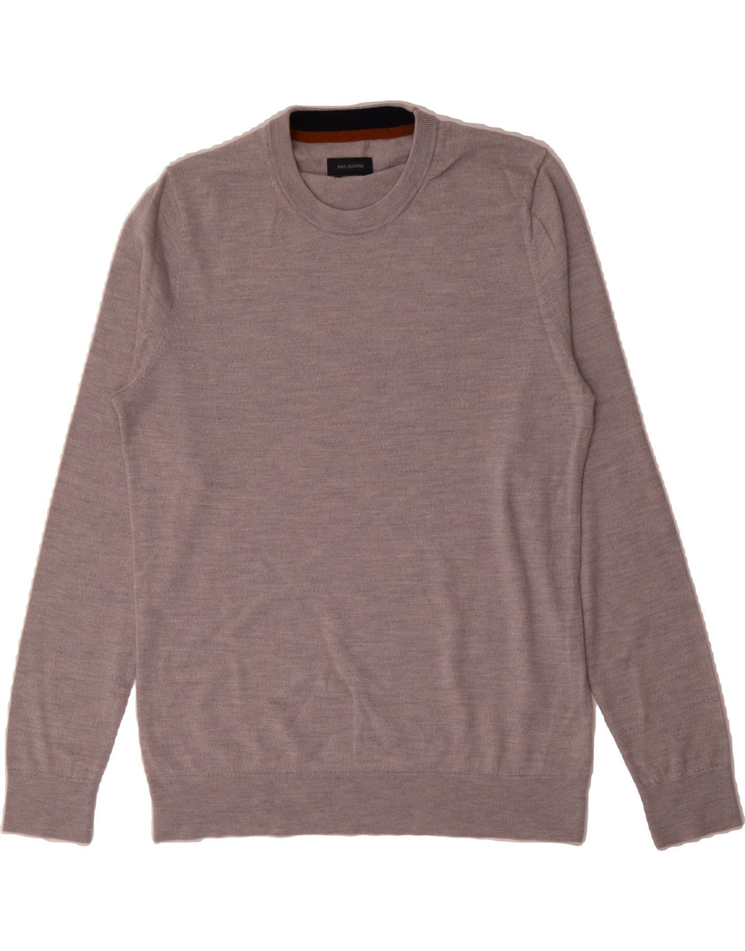 VINTAGE Mens Crew Neck Jumper Sweater XL Grey Wool Vintage Vintage and Second-Hand Vintage from Messina Hembry 
