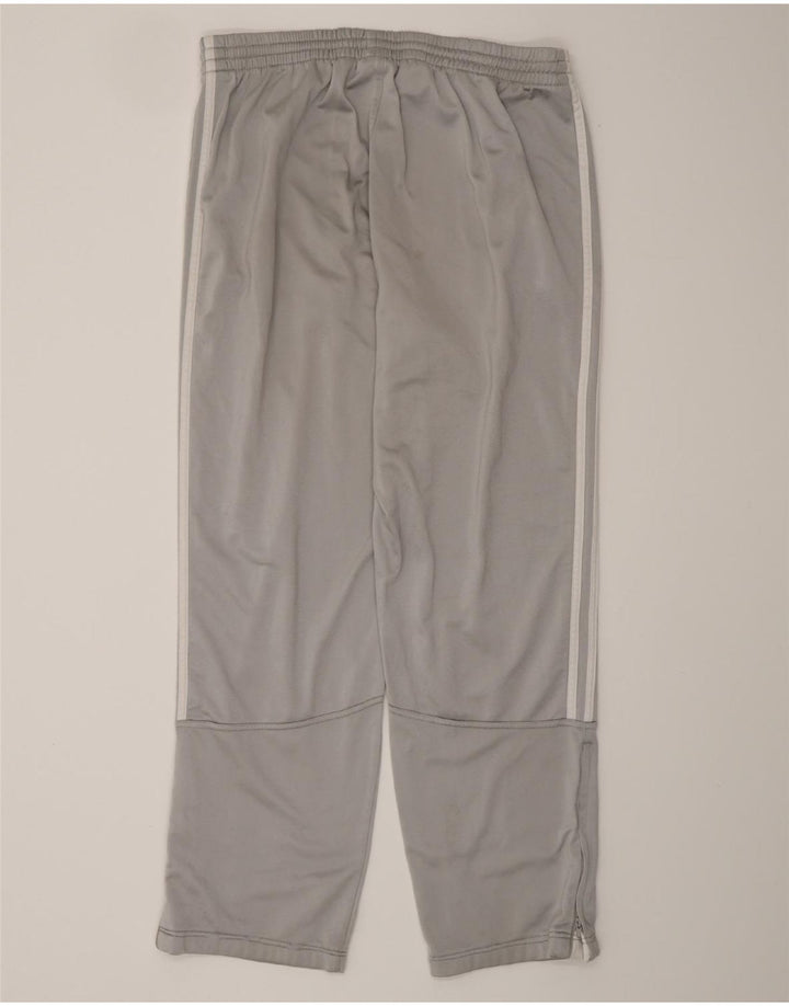ADIDAS Herren-Trainingshose, UK 40/42, mittelgraues Polyester