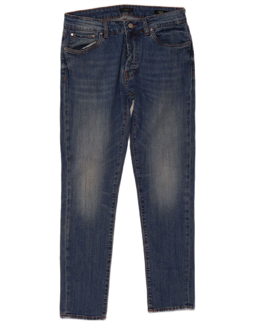 Liu Jo Herren Scott Skinny Jeans W33 L29 Blau Polyester