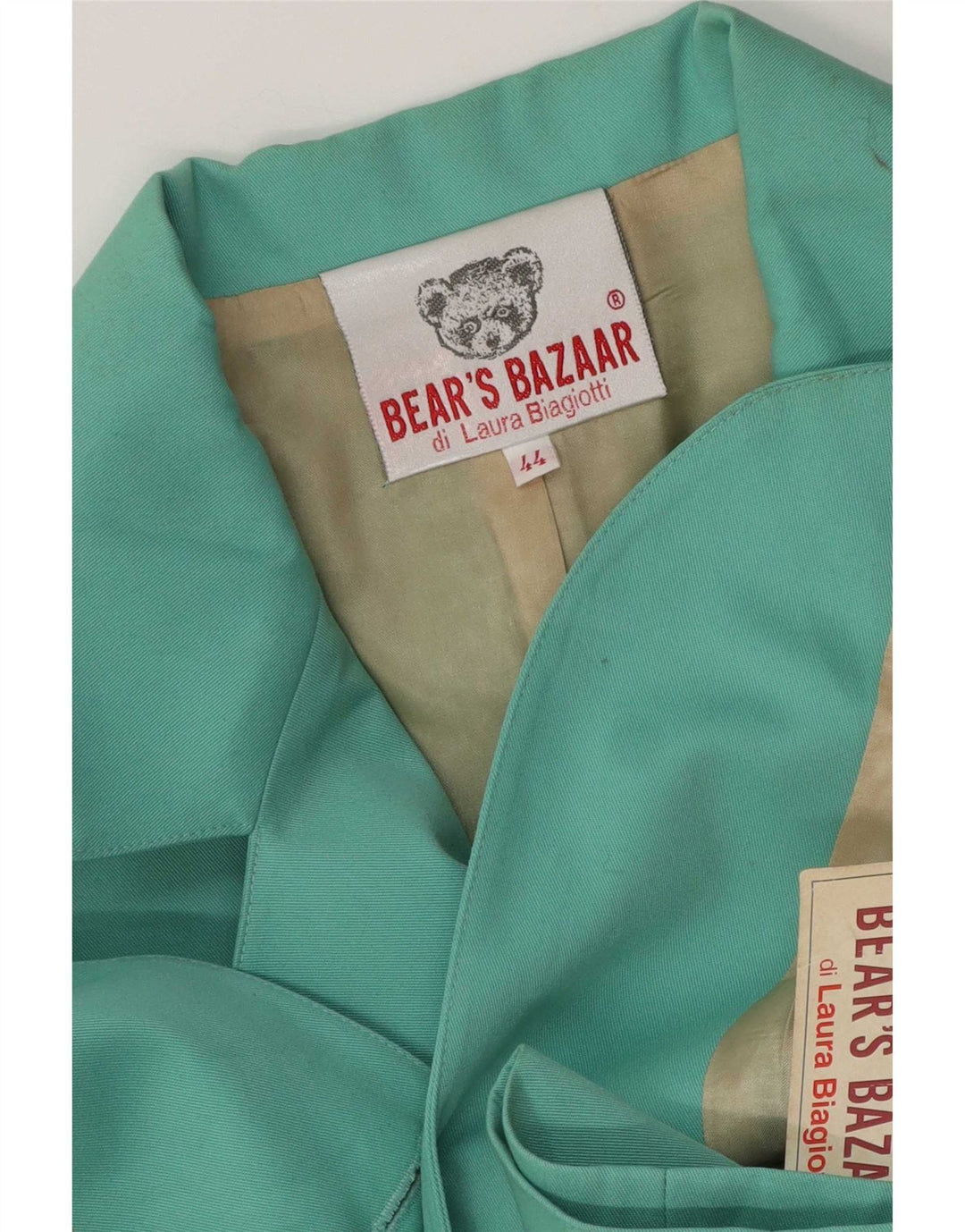 Laura Biagiotti Damen Bear's Bazaar Blazer Jacke IT 44 Mittelgrün