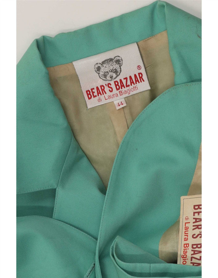 Laura Biagiotti Damen Bear's Bazaar Blazer Jacke IT 44 Mittelgrün