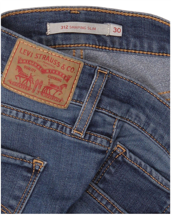 Levi's Damen 312 Shaping Slim Jeans W30 L32 Blau