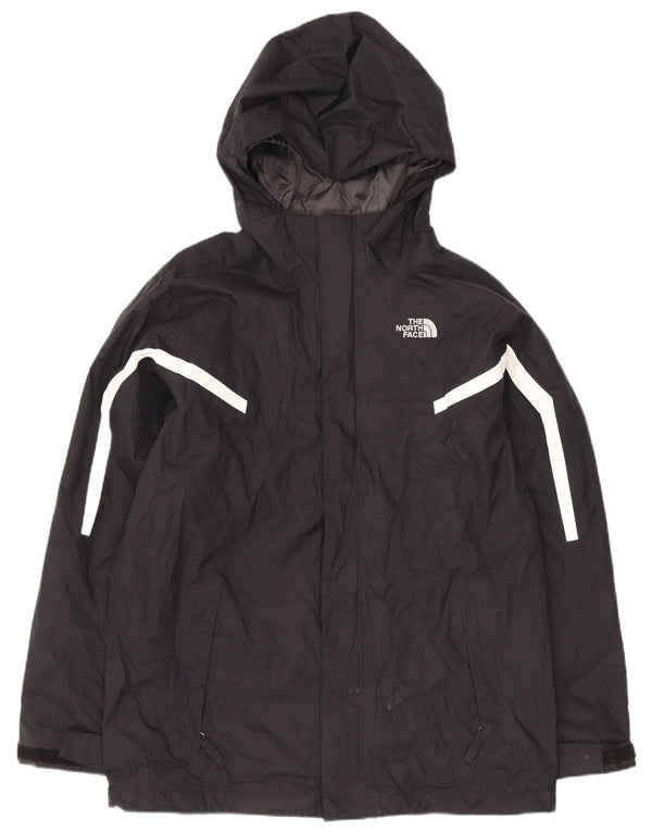 The North Face Jungen-Regenjacke mit Kapuze, 14–15 Jahre, Größe L, Schwarz, Sport