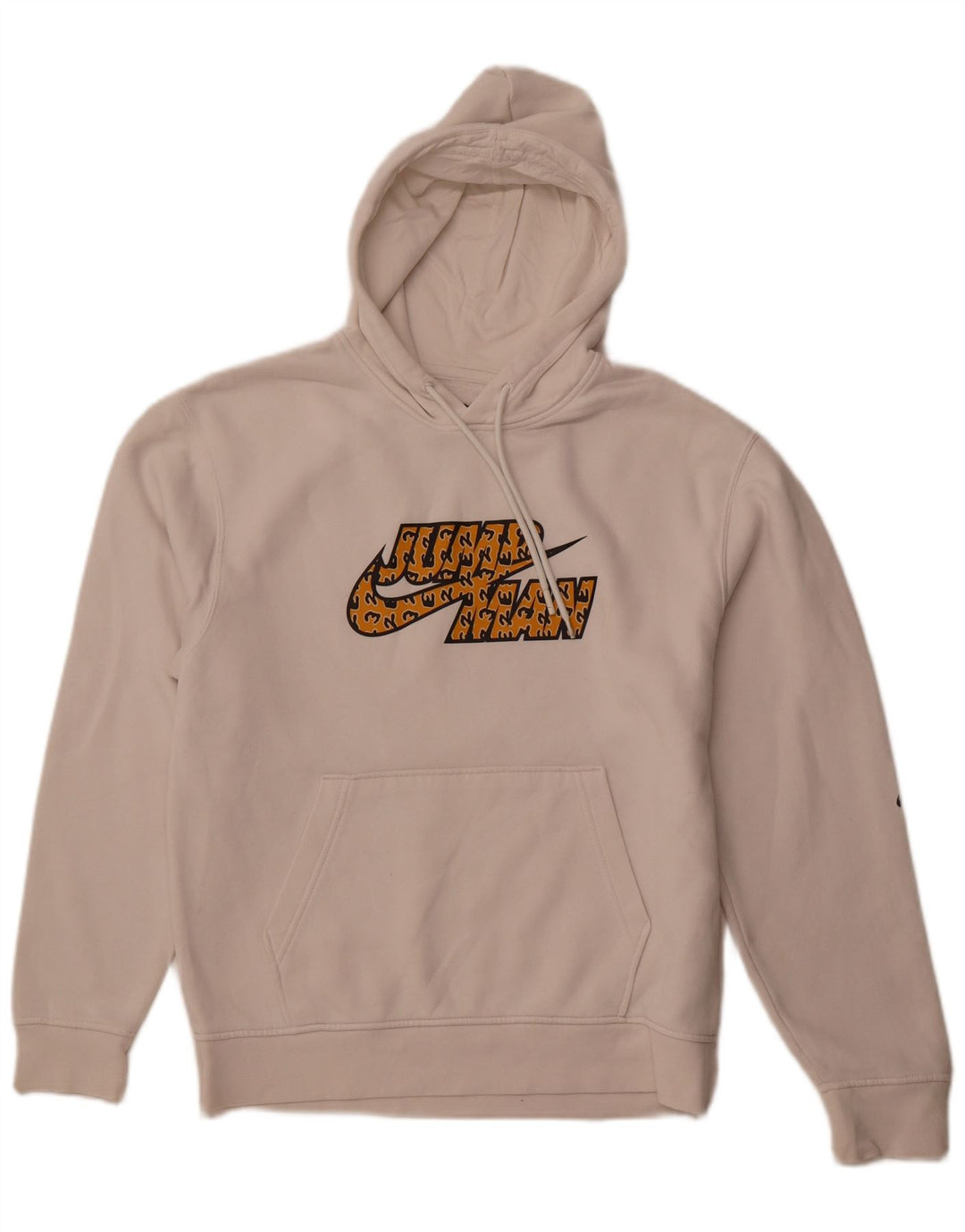 JORDAN Herren-Kapuzenpullover mit lockerer Passform, Grafik, Größe S, cremefarbene Baumwolle