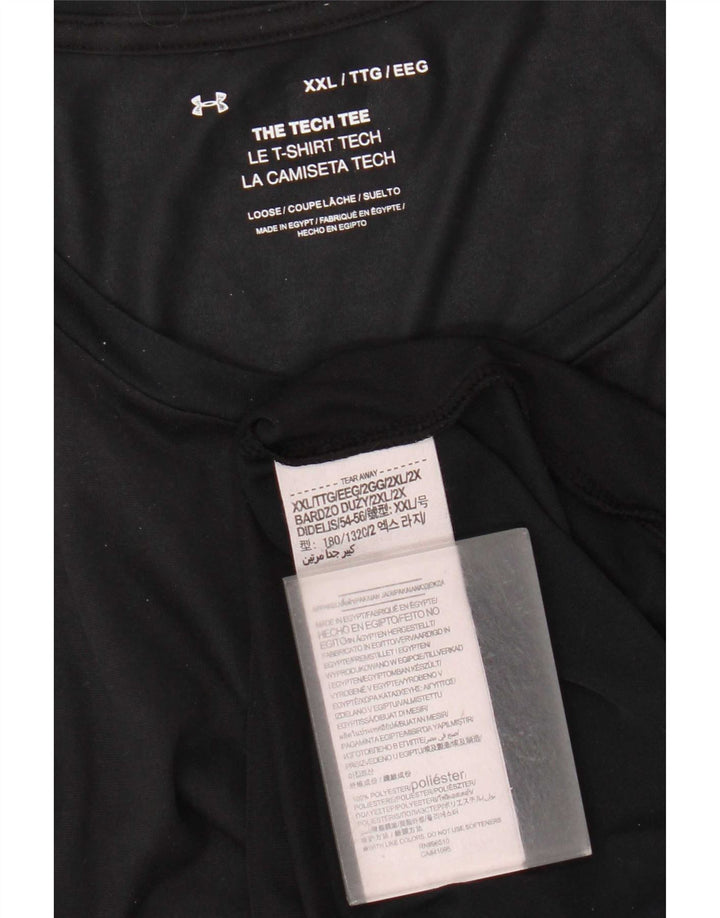 Under Armour Herren T-Shirt Top 2XL Schwarz Polyester