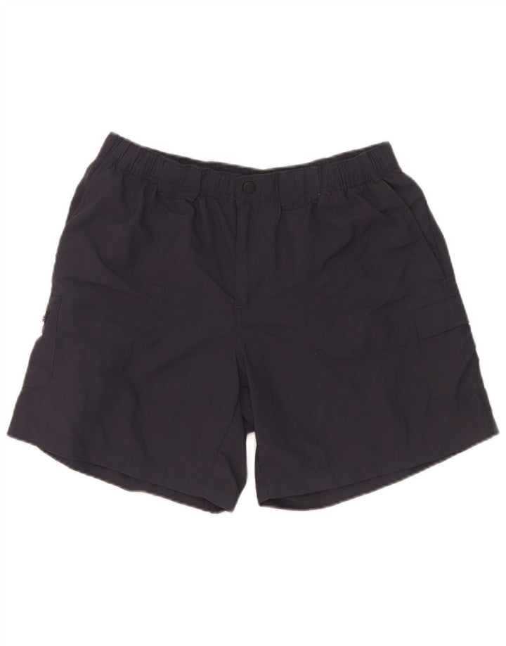 Columbia Herren Cargo-Shorts, Größe S, W29, graues Nylon