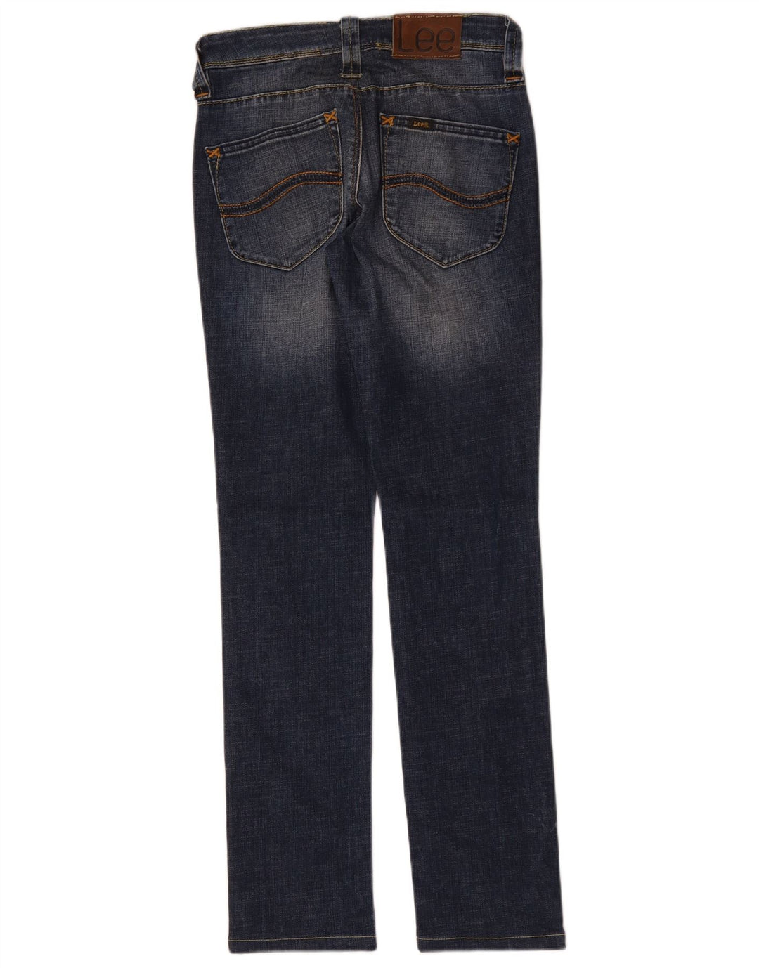 Lee Damen Slim Jeans W27 L30 Blaue Baumwolle