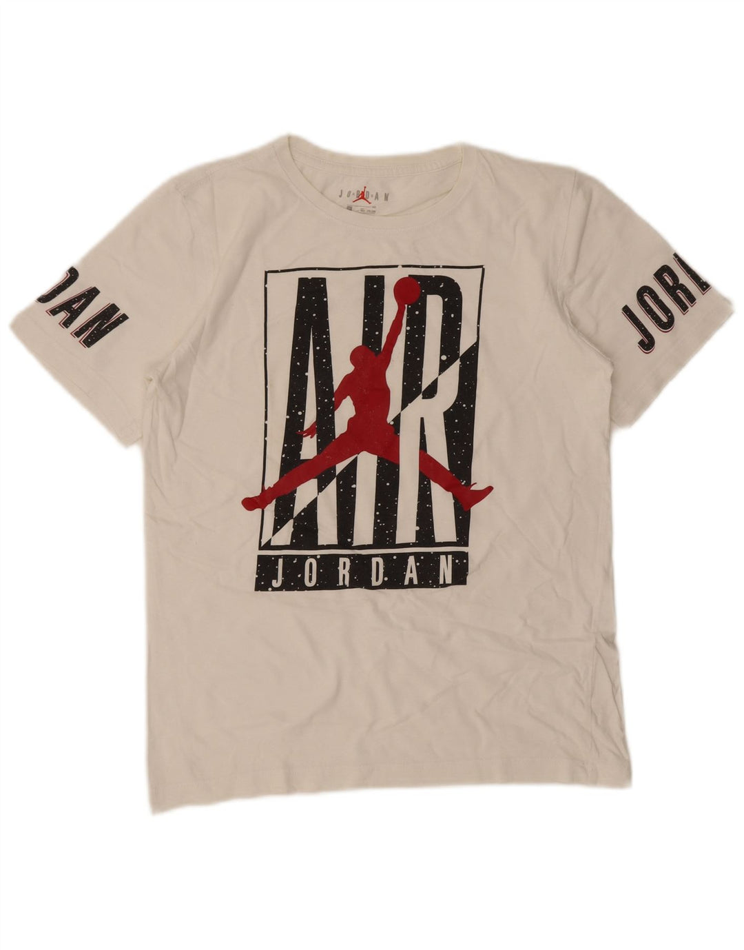 Jordan Jungen T-Shirt mit Grafik, 13–14 Jahre, XL, Weiß