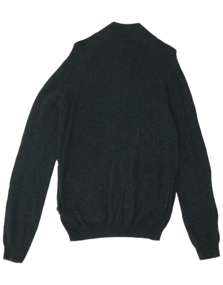 Marks & Spencer Herren-Strickjacke aus mittelgrüner Wolle