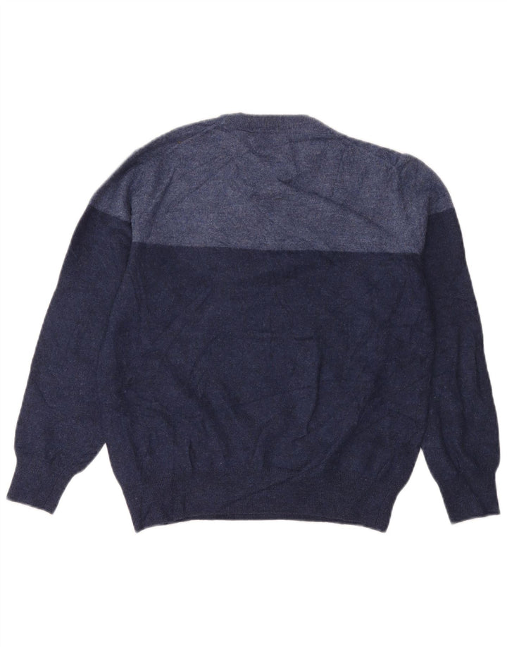 Calvin Klein Damen-Pullover mit Rundhalsausschnitt, Gr. 12, mittleres Marineblau
