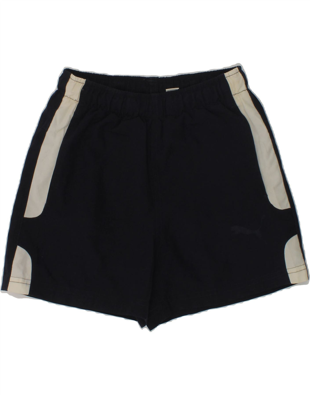 PUMA Boys Sport Shorts 15-16 Years Navy Blue Colourblock Polyester | Vintage Puma | Thrift | Second-Hand Puma | Used Clothing | Messina Hembry 
