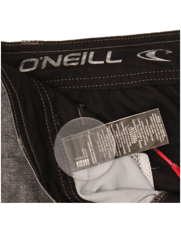 O'Neill Herren-Chinoshorts W34, großes grau geflecktes Polyester
