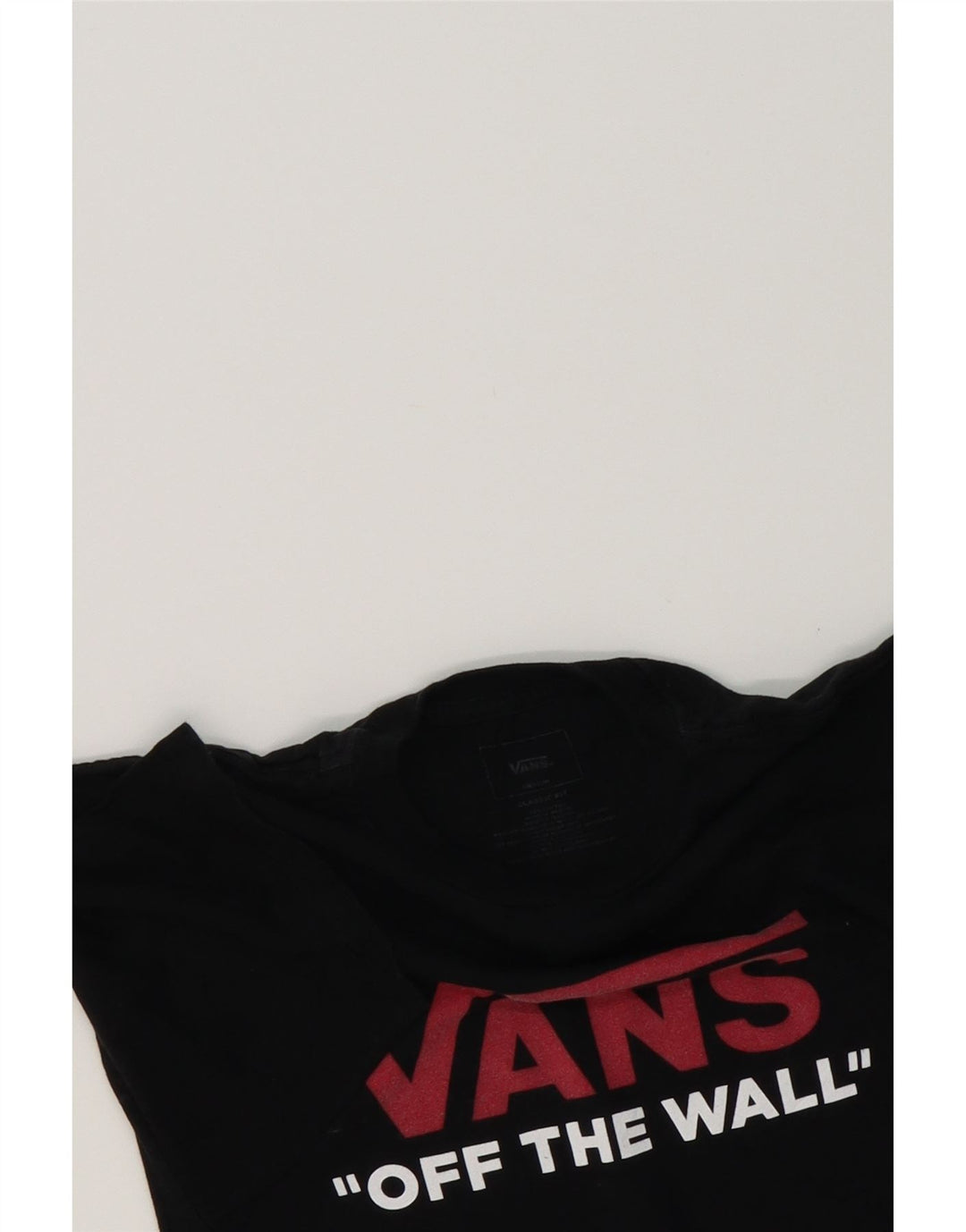 VANS Mens Graphic T-Shirt Top Medium Black Cotton Vintage Vans and Second-Hand Vans from Messina Hembry 