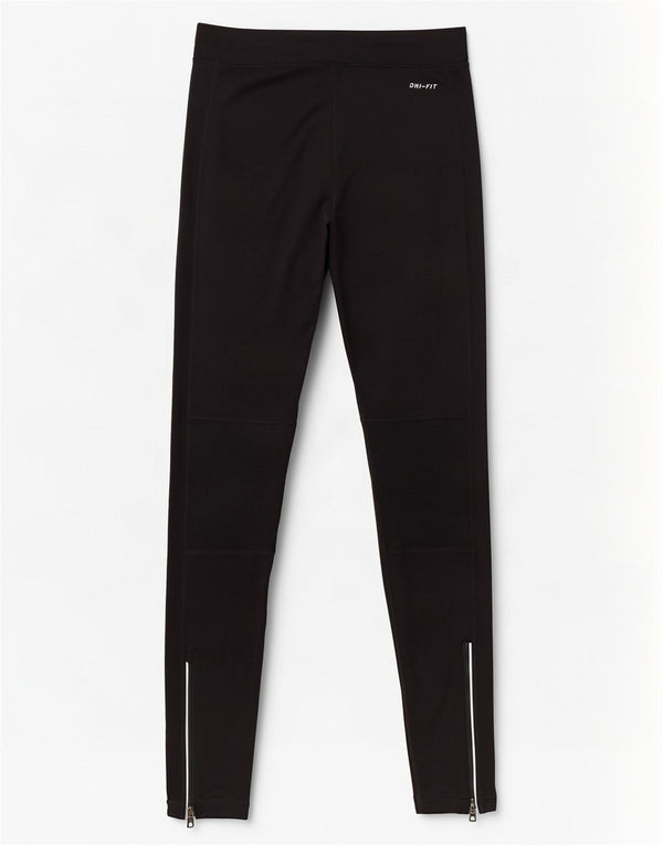 Nike Damen Dri Fit Leggings UK 10 Small Schwarz Polyester