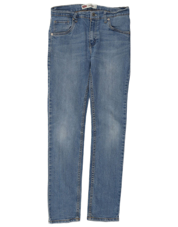 LEVI'S Mädchen 510 Skinny Jeans 15–16 Jahre W28 L28 Blaue Baumwolle