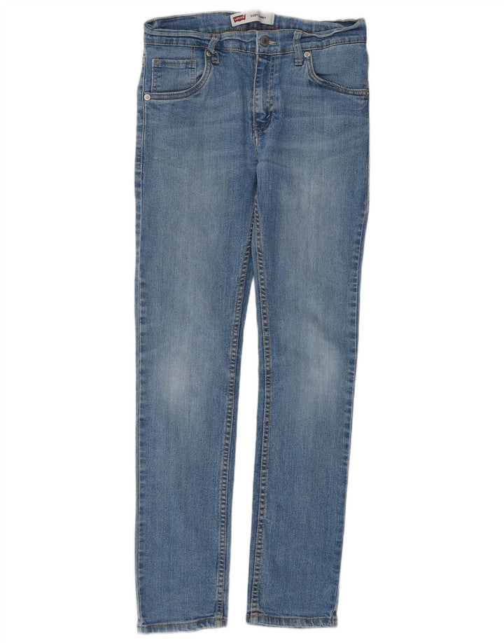 LEVI'S Mädchen 510 Skinny Jeans 15–16 Jahre W28 L28 Blaue Baumwolle
