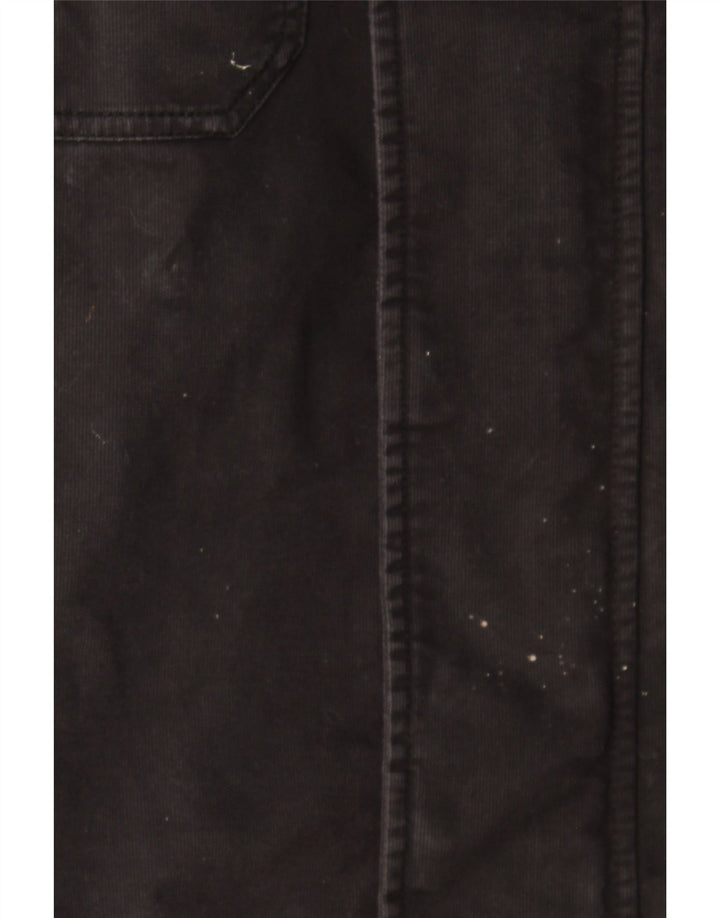 Diesel Herren Militärjacke UK 40 Große schwarze Baumwolle
