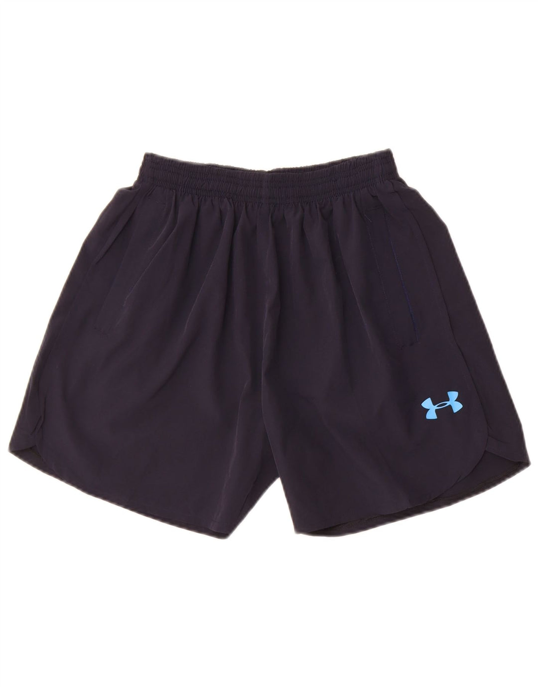 Under Armour Jungen Sportshorts 11-12 Jahre Marineblaues Polyester