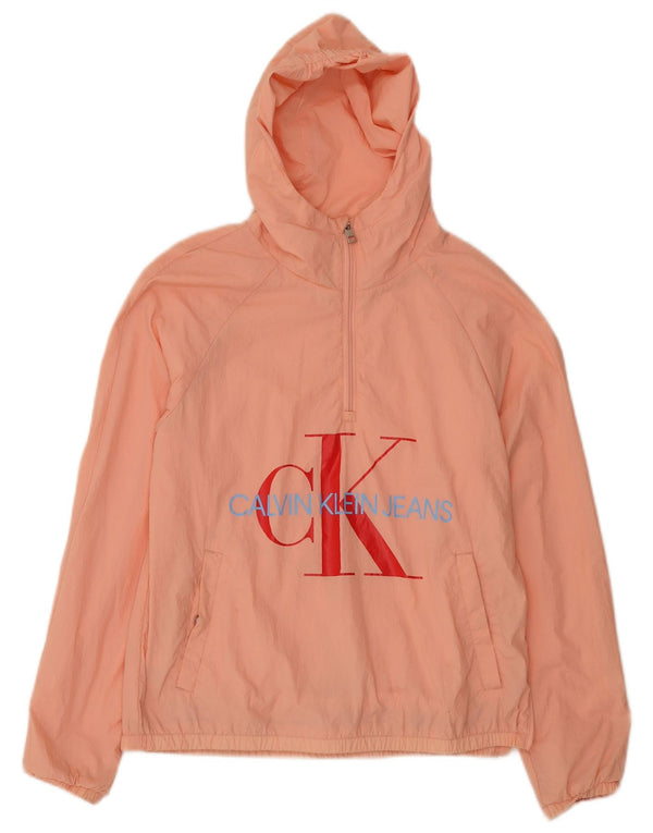 Calvin Klein Jeans Mädchen Graphic 1/4 Zip Regenjacke 13–14 Jahre Rosa