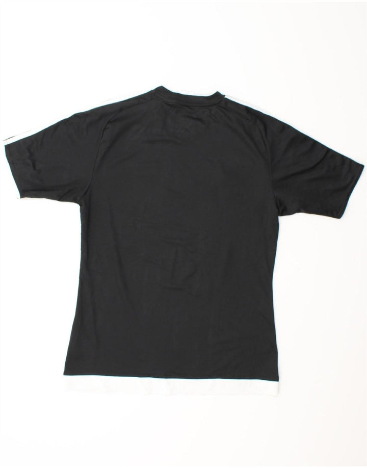 ADIDAS Mens Climalite T-Shirt Top Small Black Polyester Vintage Adidas and Second-Hand Adidas from Messina Hembry 