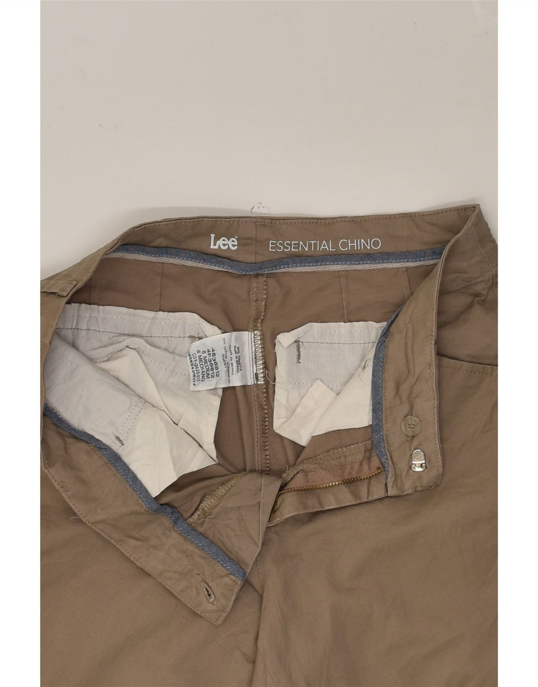 LEE Womens Slim Casual Trousers US 6 Medium W30 L30  Brown Cotton | Vintage Lee | Thrift | Second-Hand Lee | Used Clothing | Messina Hembry 