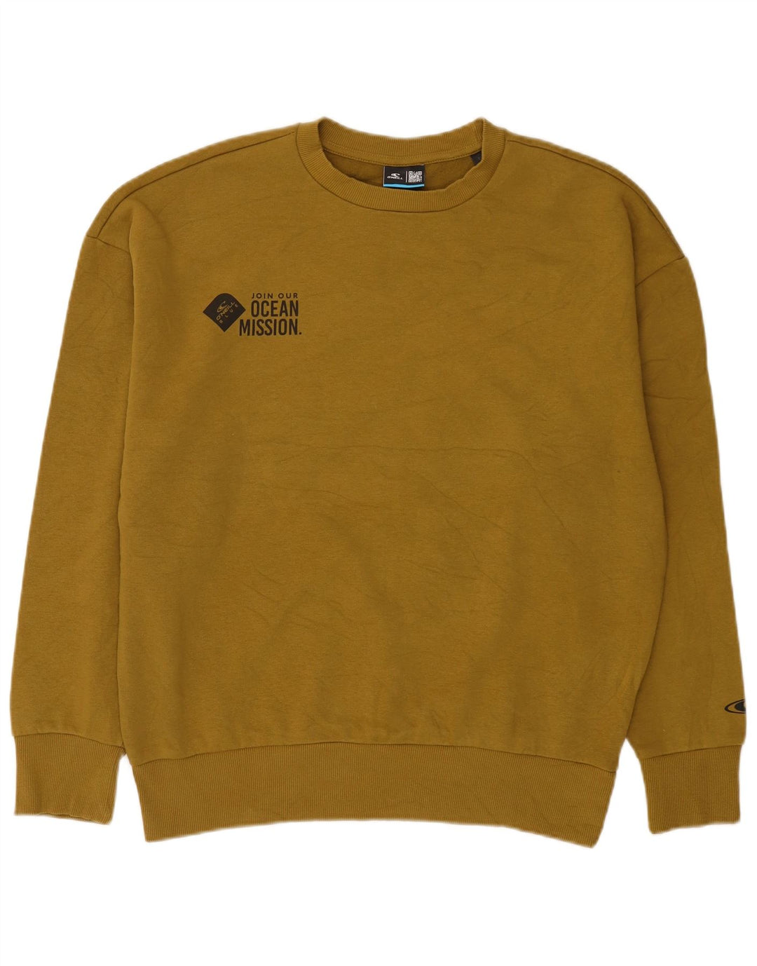 O'Neill Herren-Sweatshirt mit lockerer Passform, Größe S, Khaki, Baumwolle