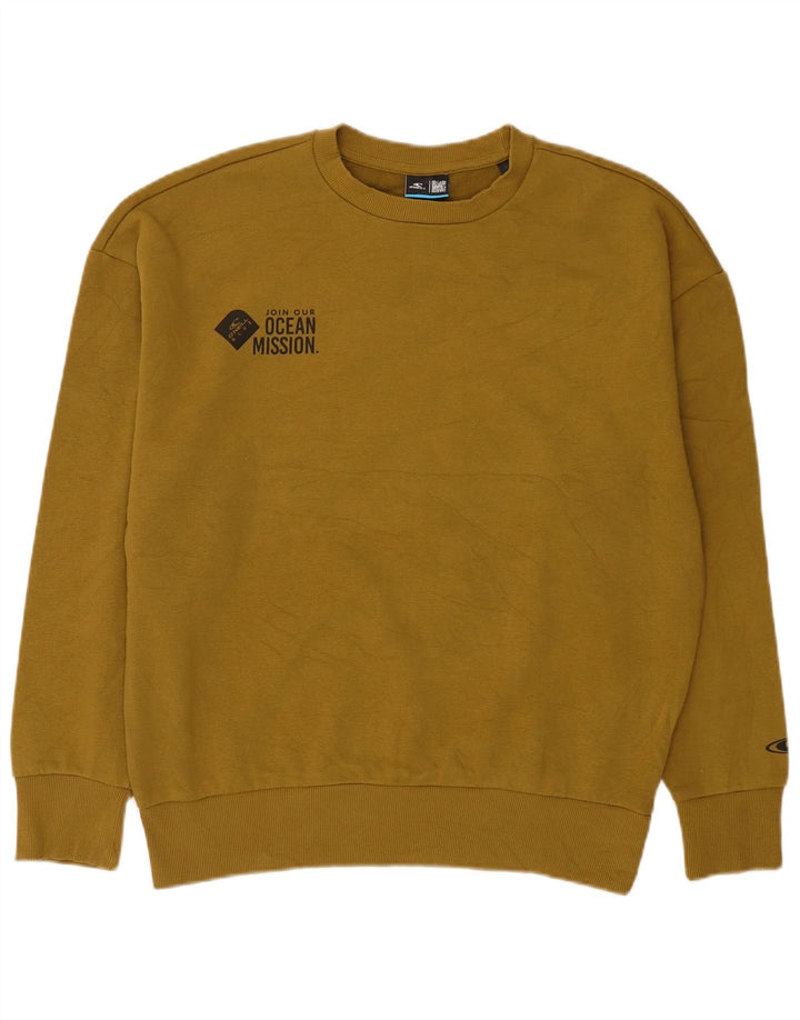 O'Neill Herren-Sweatshirt mit lockerer Passform, Größe S, Khaki, Baumwolle