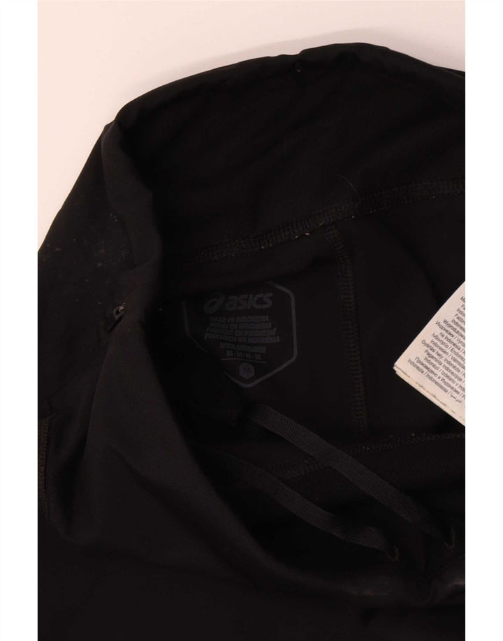 Asics Damen Leggings UK 12 Medium Schwarz Polyester
