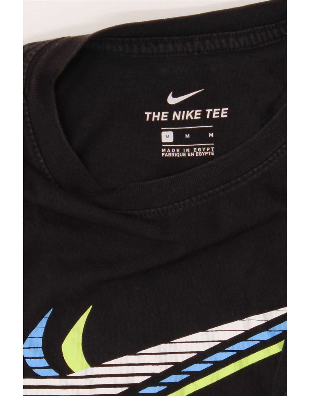 Nike Herren-T-Shirt mit Grafik, mittelgroß, Schwarz