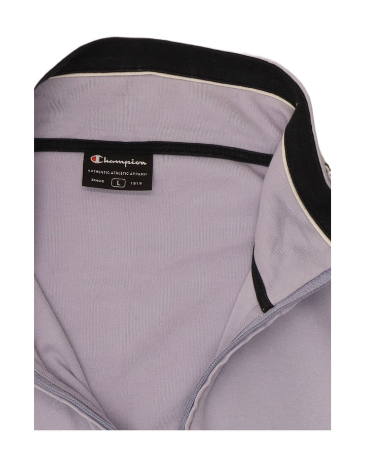Champion Damen-Trainingsanzug-Top-Jacke, UK 16, Größe L, Lila