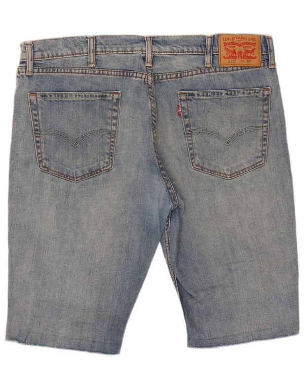 Levi's Herren 511 Slim Fit Denim Shorts W38 XL Blaue Baumwolle